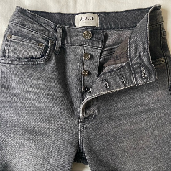 AGOLDE Riley High Rise Straight Crop - Picture 5 of 14